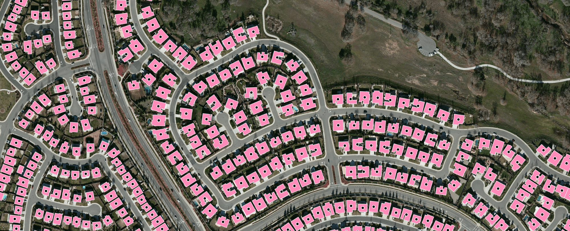 Rooftop-level geocoding in California