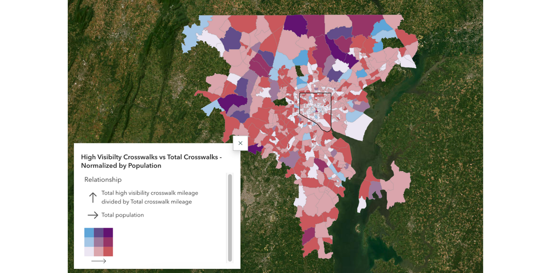 Demographic data for transportation equity analysis.