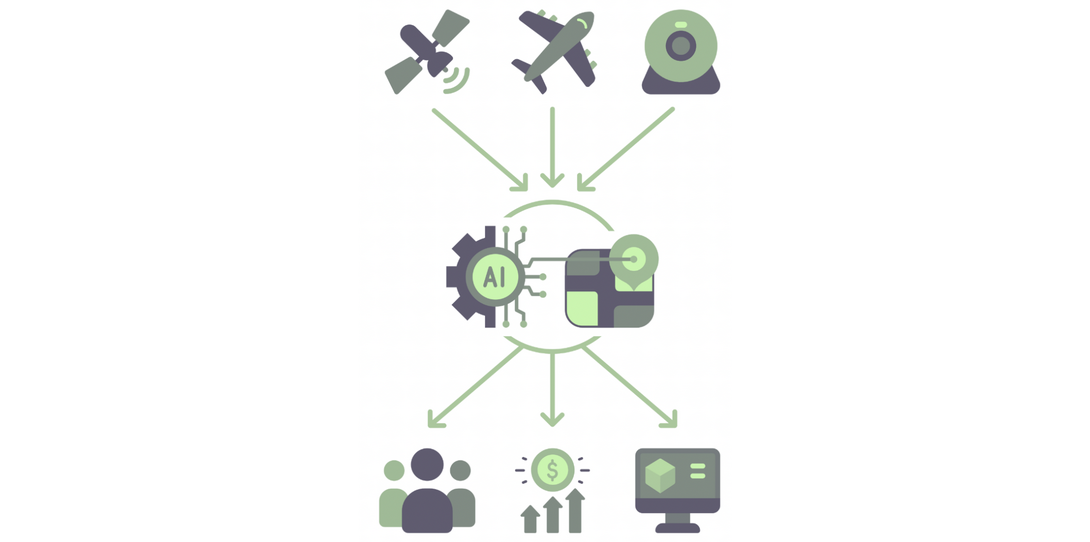 Geospatial digital twin diagram