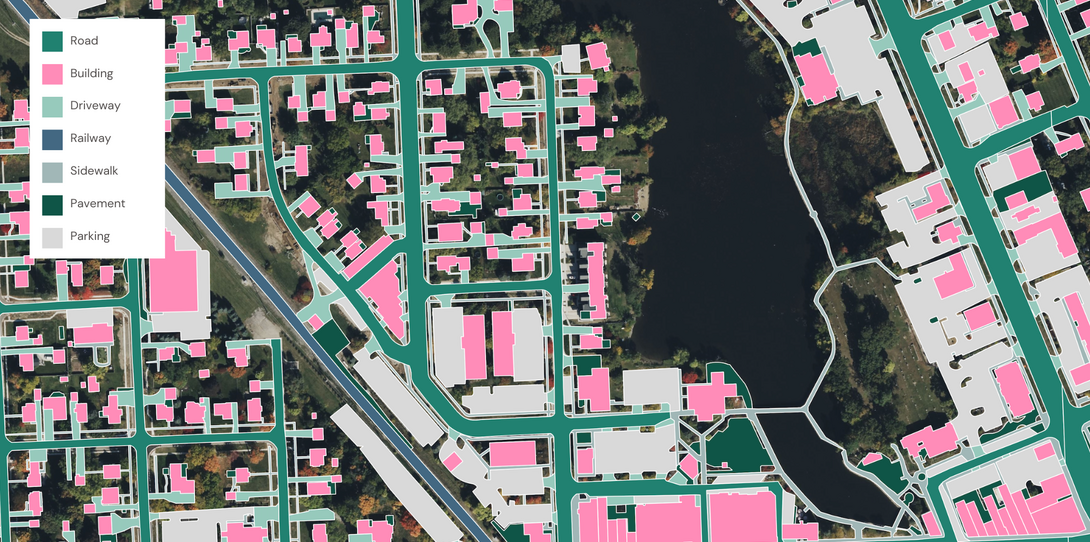 GIS data for sidewalk gap analysis