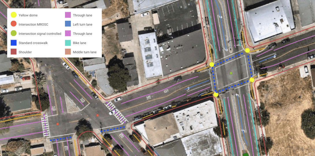 ADA transportation map