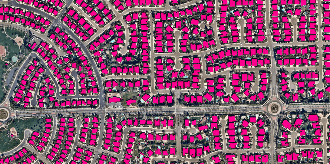 Ecopia Building Footprints in California