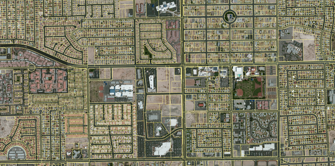 Parcel boundary data for insurance