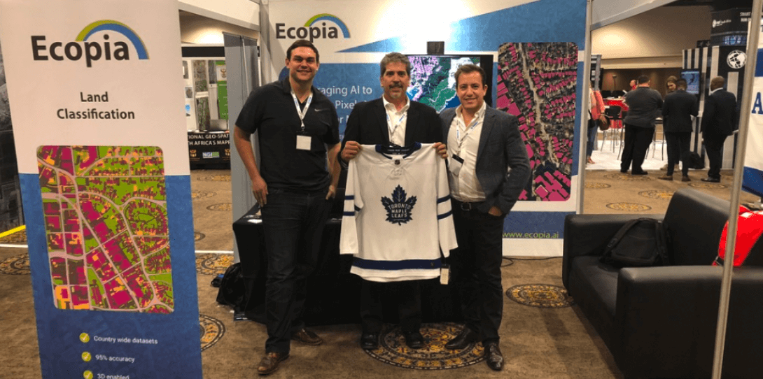 Toronto Maple Leafs jersey winner - Stephen Brown with Bill and Brandon