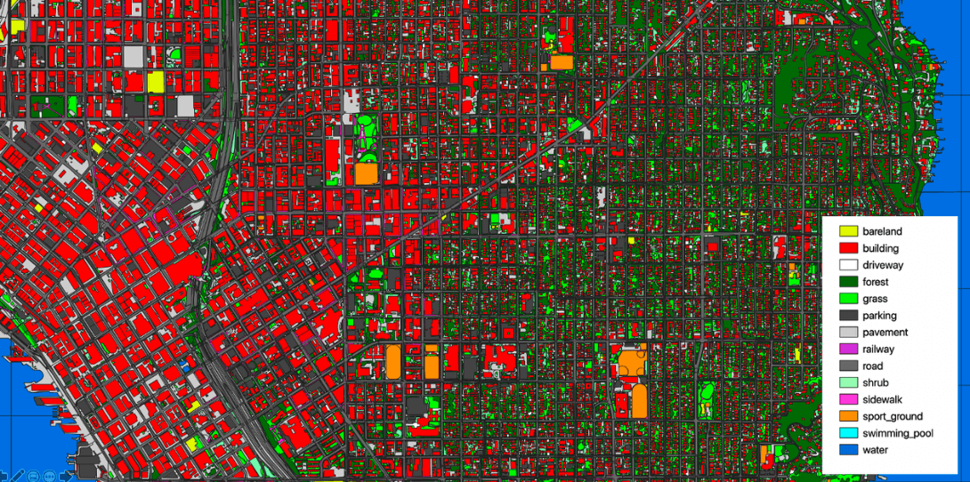 Municipal digital twin map