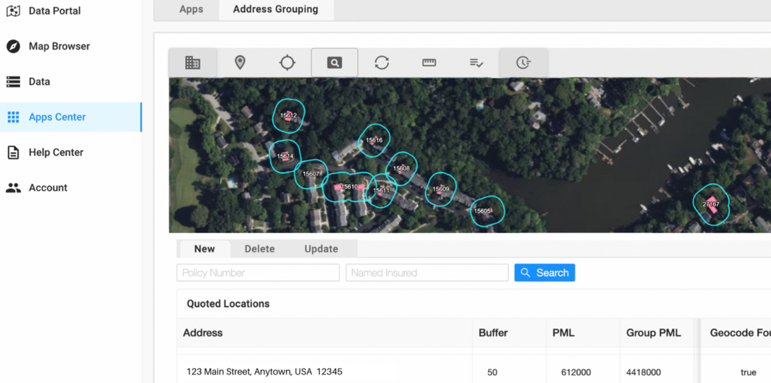 Geospatial data analysis for property risk assessment