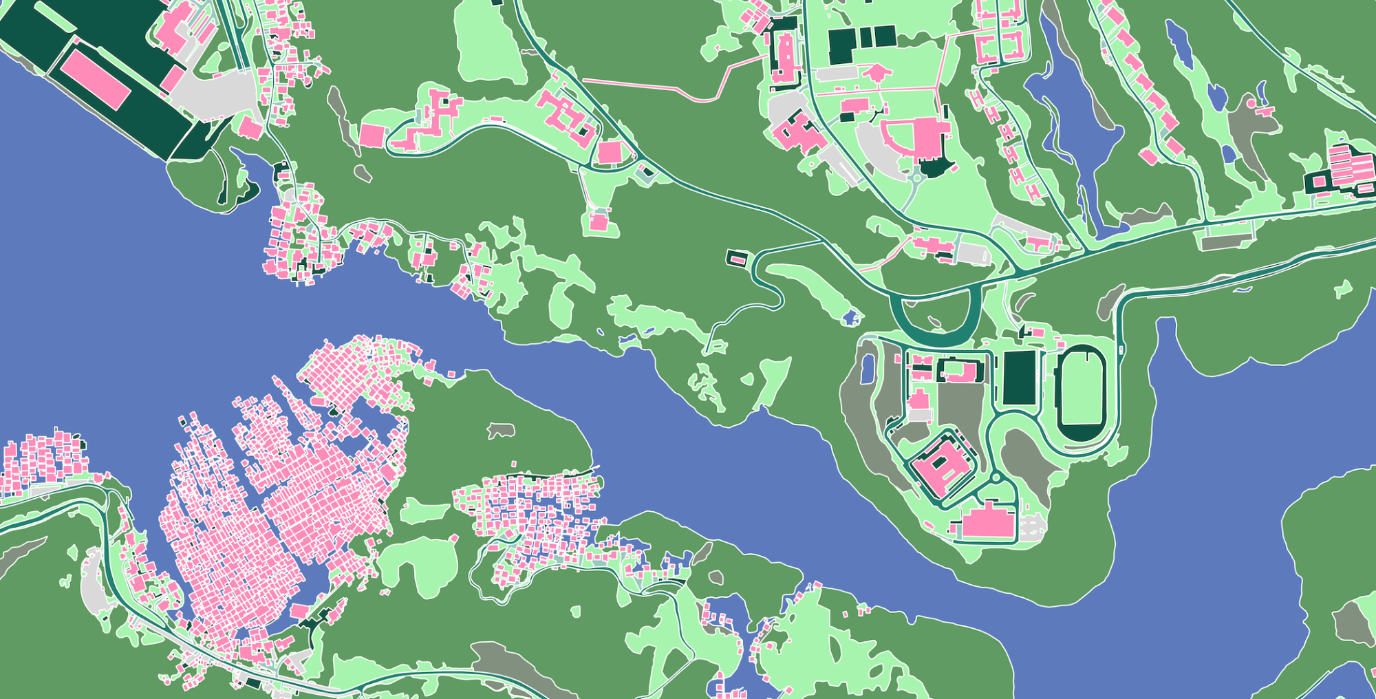 Land cover map of Kota Kinabulu